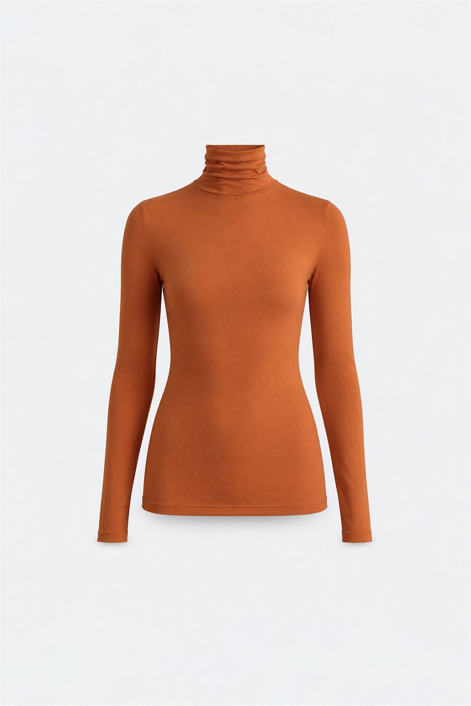 High-Neck Tencel Top