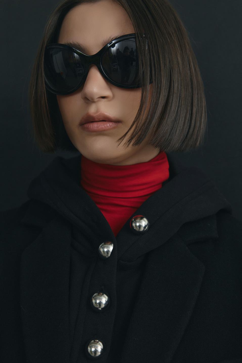 Kırmızı Boğazlı Tensel Body