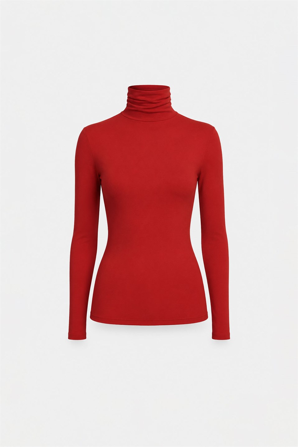 High-Neck Tencel Top