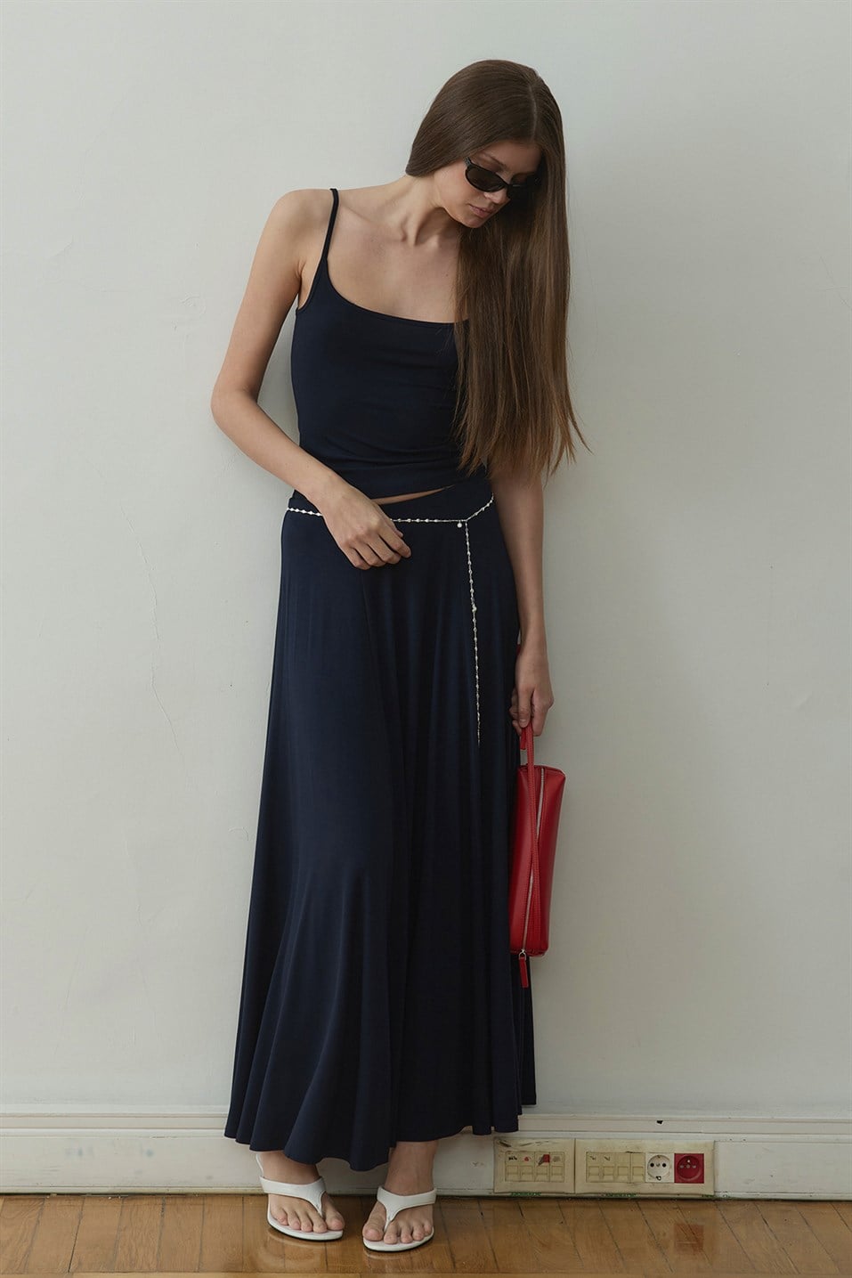 Lacivert Cosie Askılı Top