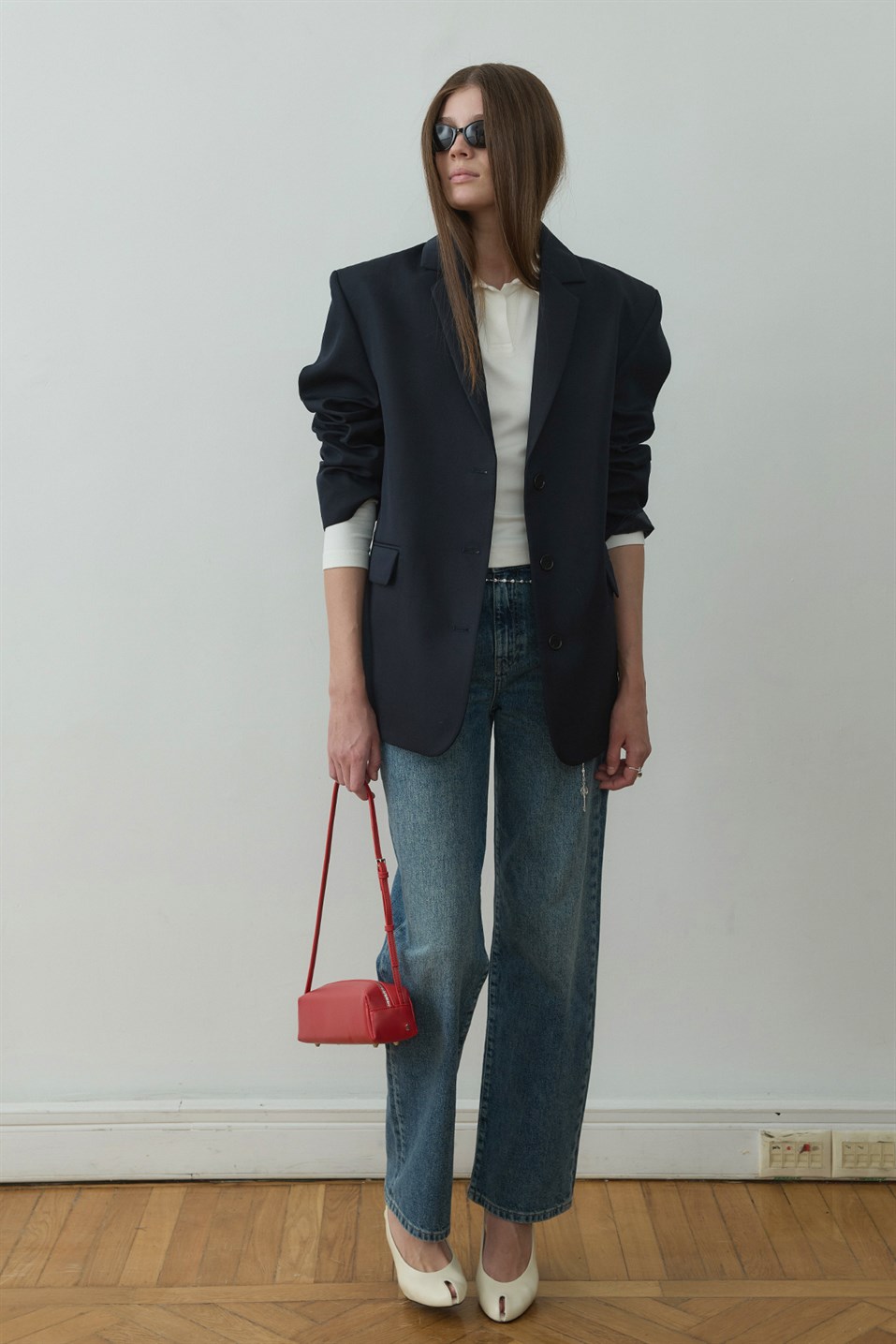 Lacivert Harlan Blazer Ceket