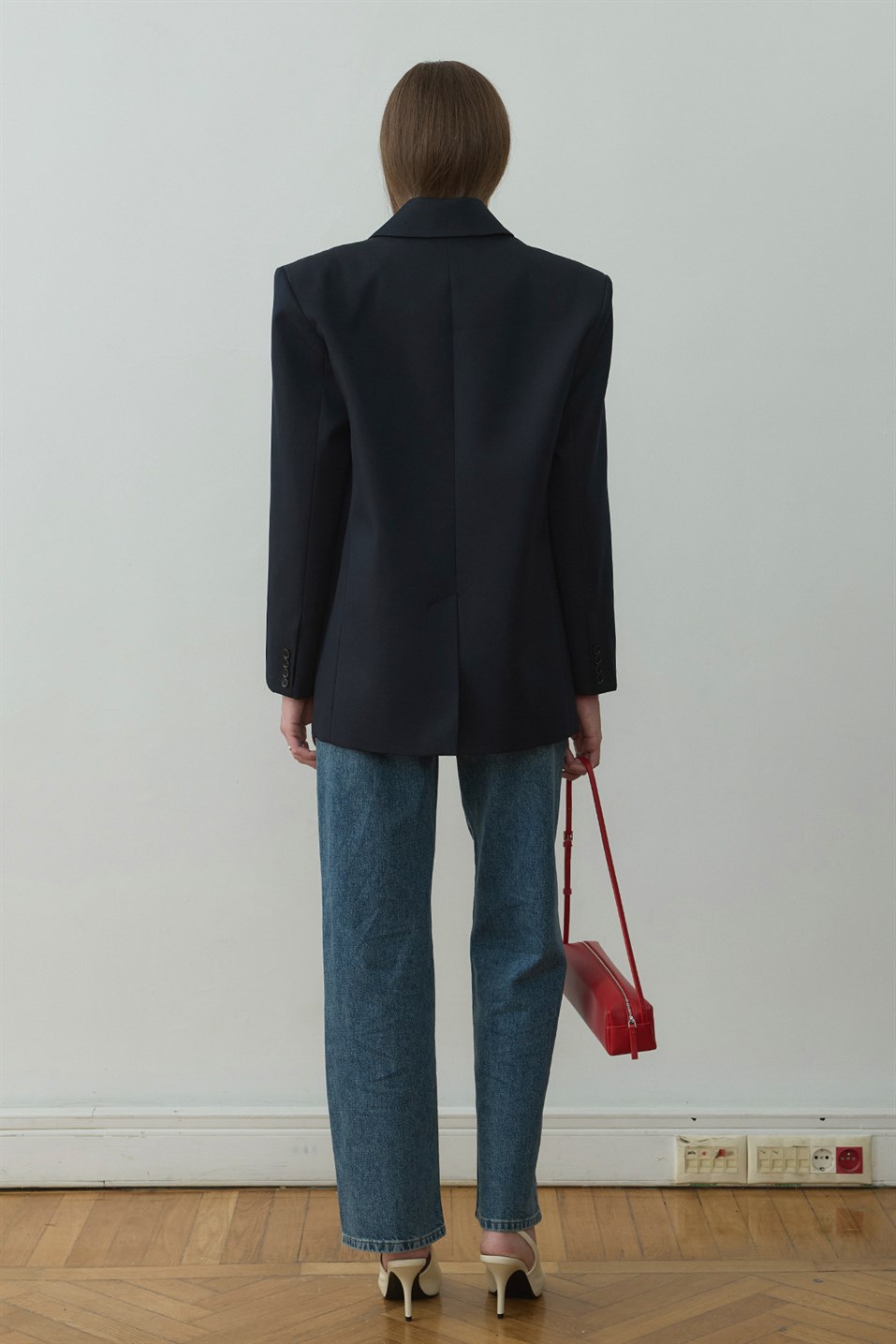 Lacivert Harlan Blazer Ceket