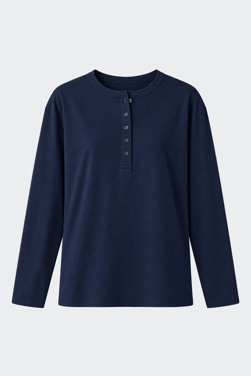 Henley Cotton T-Shirt