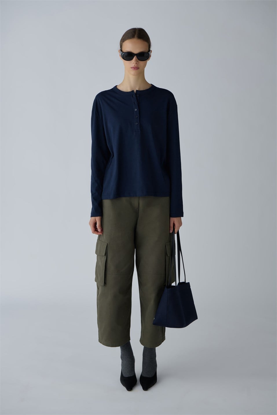 Henley Cotton T-Shirt