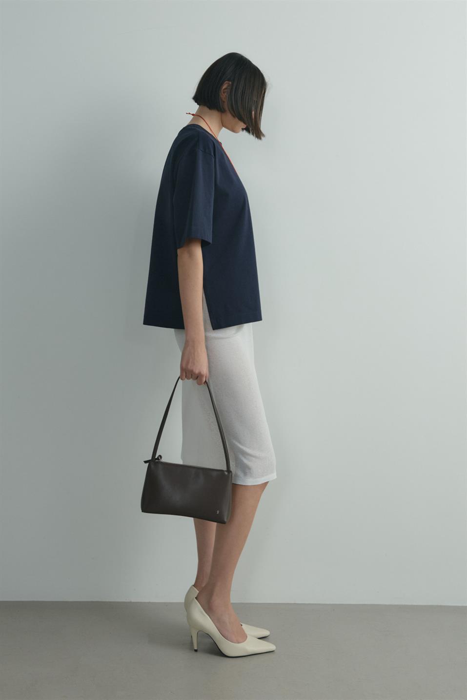 Lacivert Nox Oversize Tişört