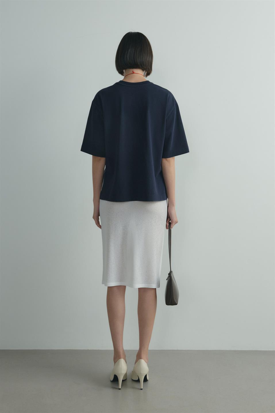 Lacivert Nox Oversize Tişört