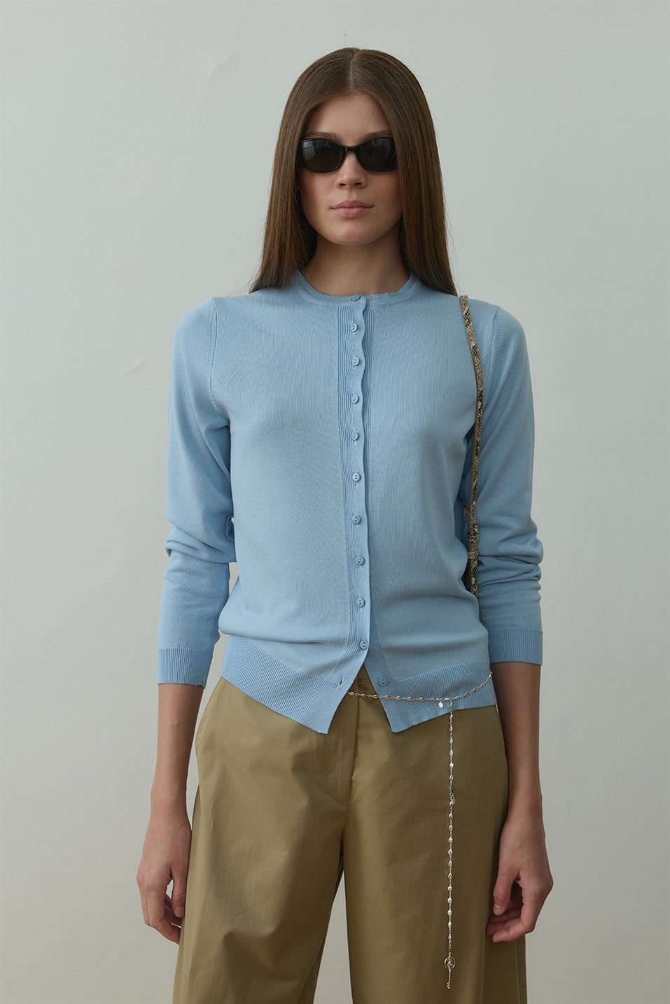 Mavi Arya Triko Hırka