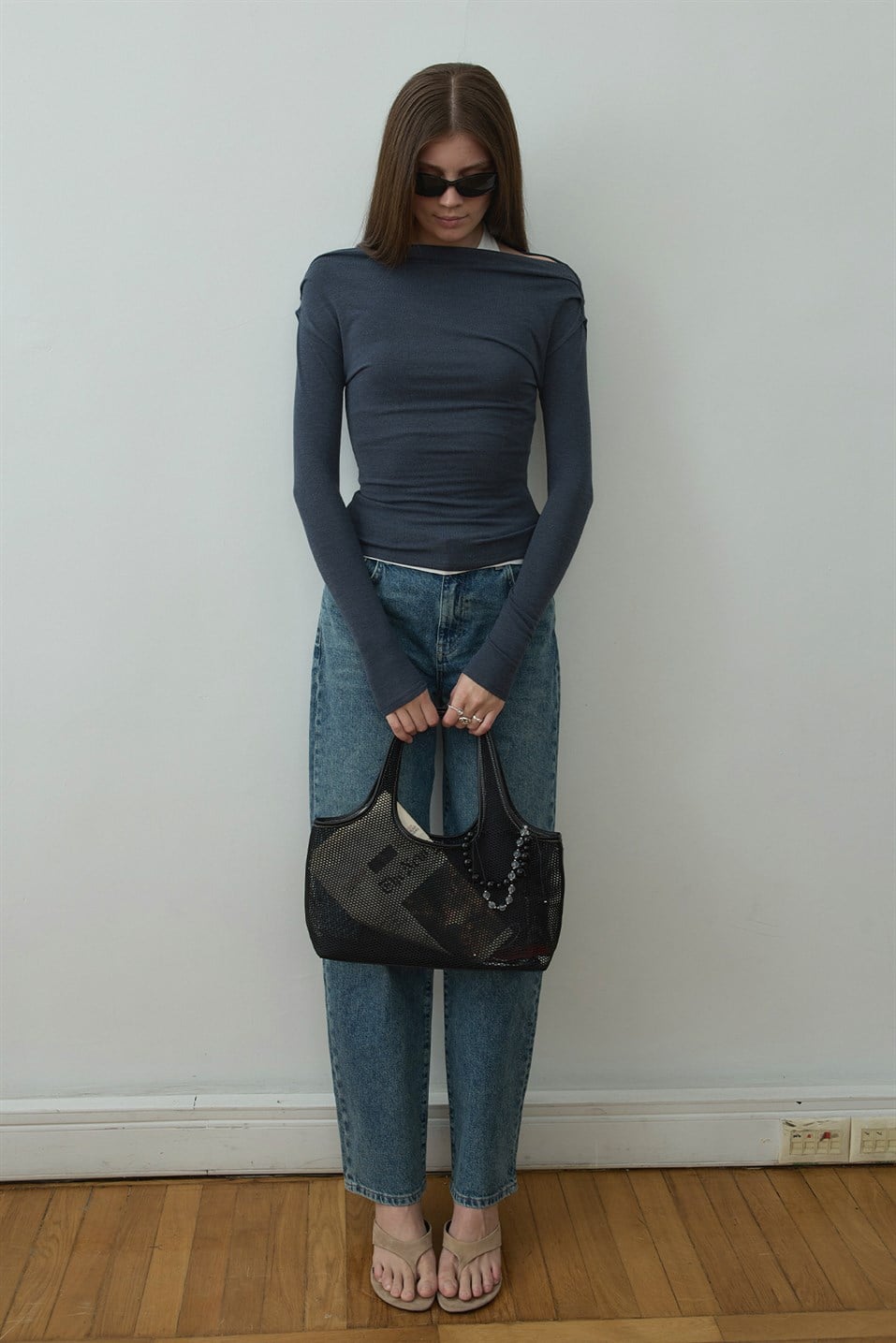 Mavi Emy İkili Bluz