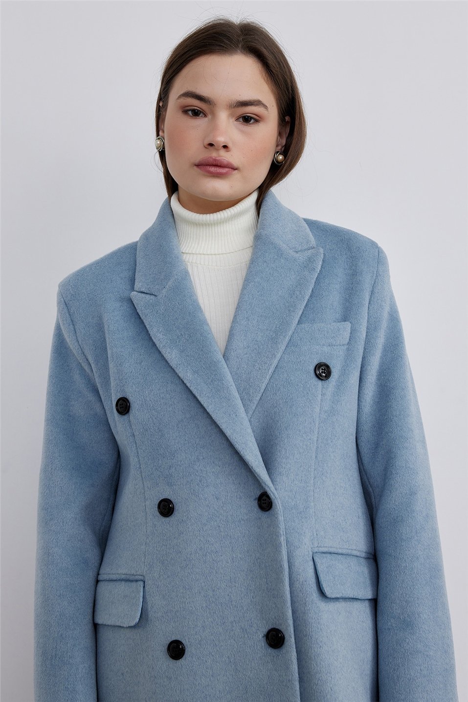 Blue Mascular Cachet Coat