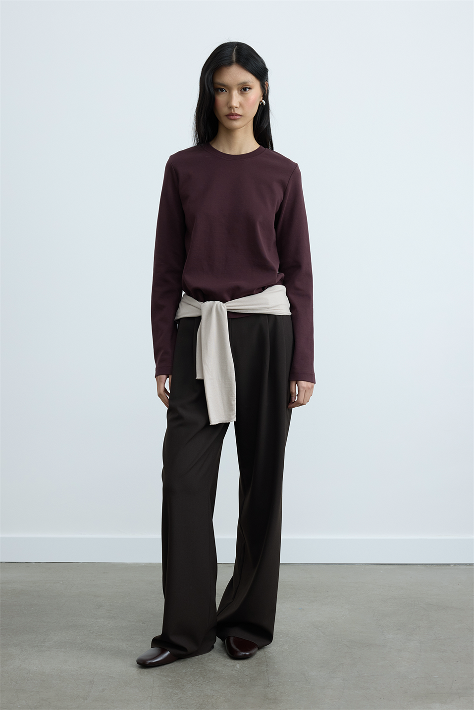 Rumi Basic Long-Sleeve T-shirt