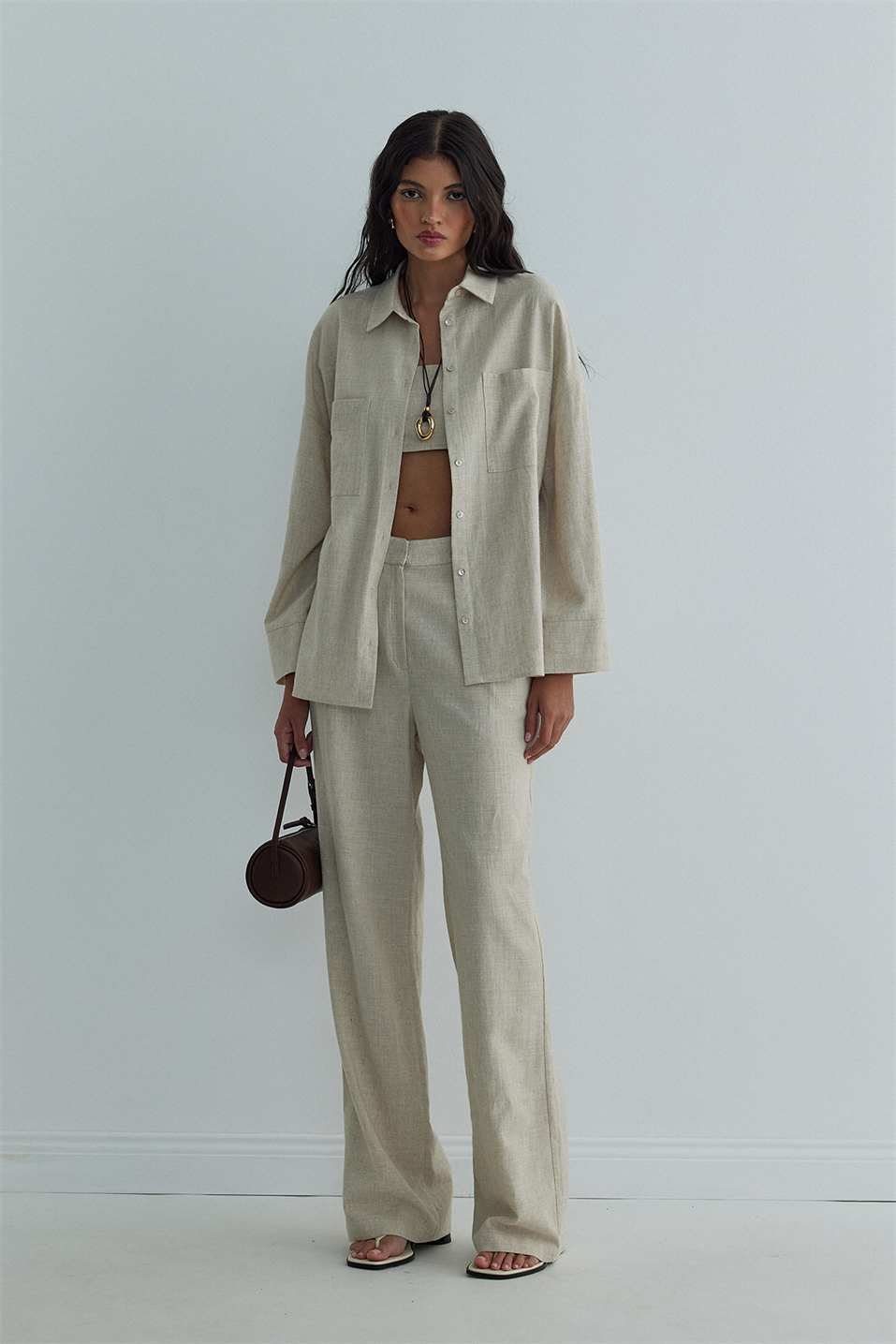 Natürel Gabriel Keten Pantolon