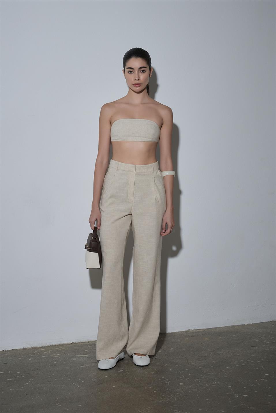 Natürel Melia Keten Bra