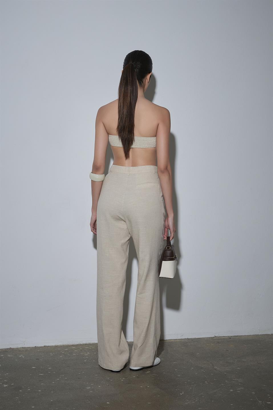 Natürel Melia Keten Bra