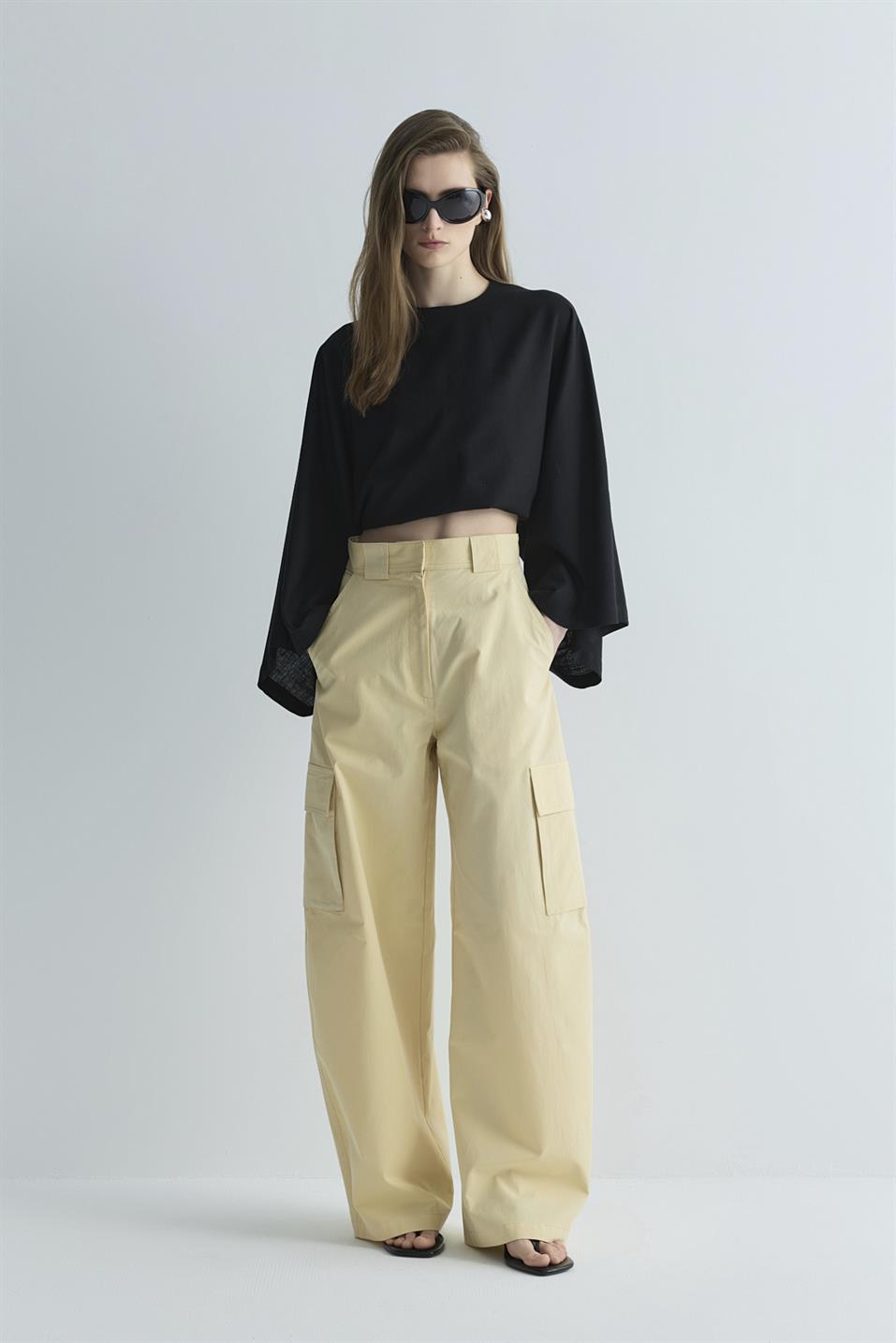 Butter Yellow Carbie Kargo Pantolon