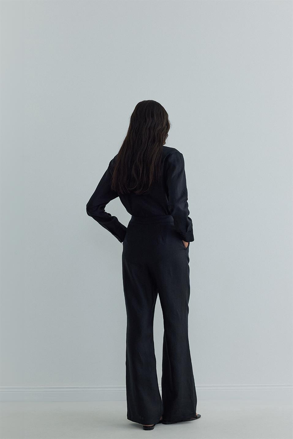 %100 Linen Mill Trousers