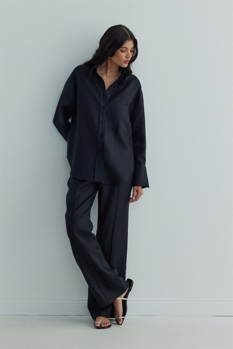 %100 Linen Mill Trousers