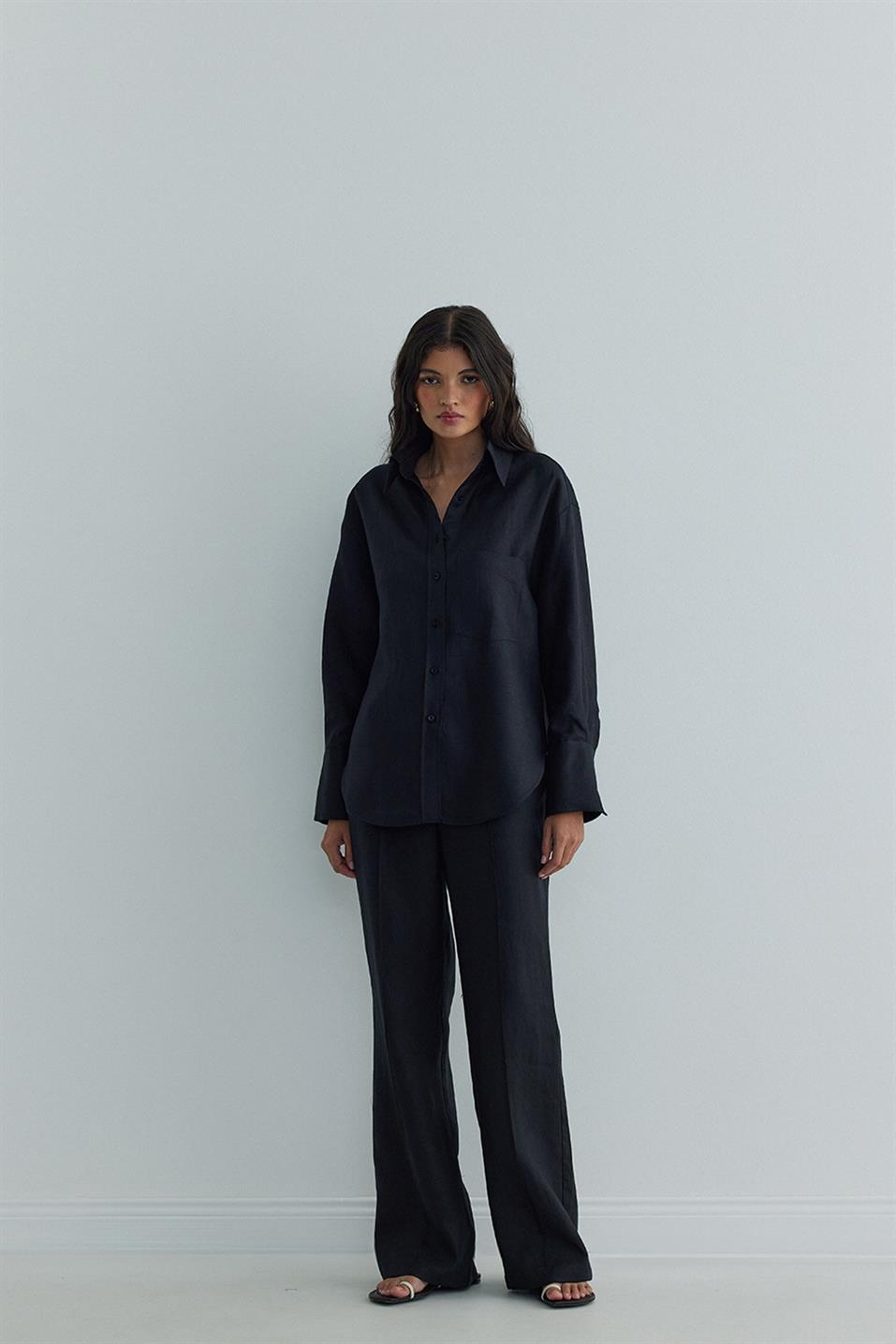 %100 Linen Mill Trousers