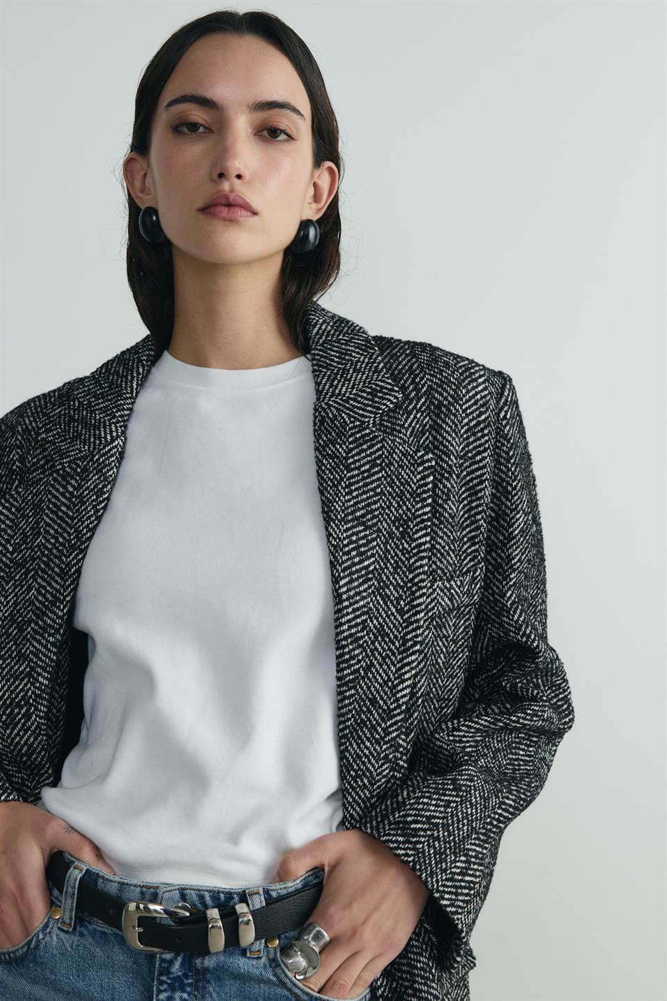 Siyah Adel Maxi Kaban