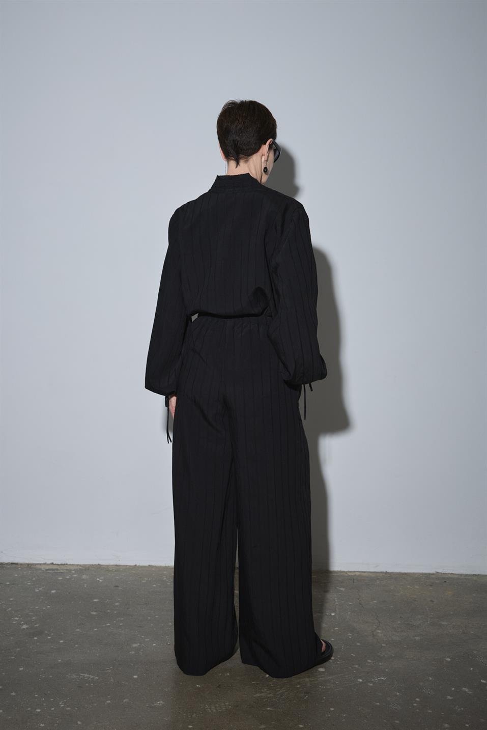 Siyah Alba Culotte Pantolon