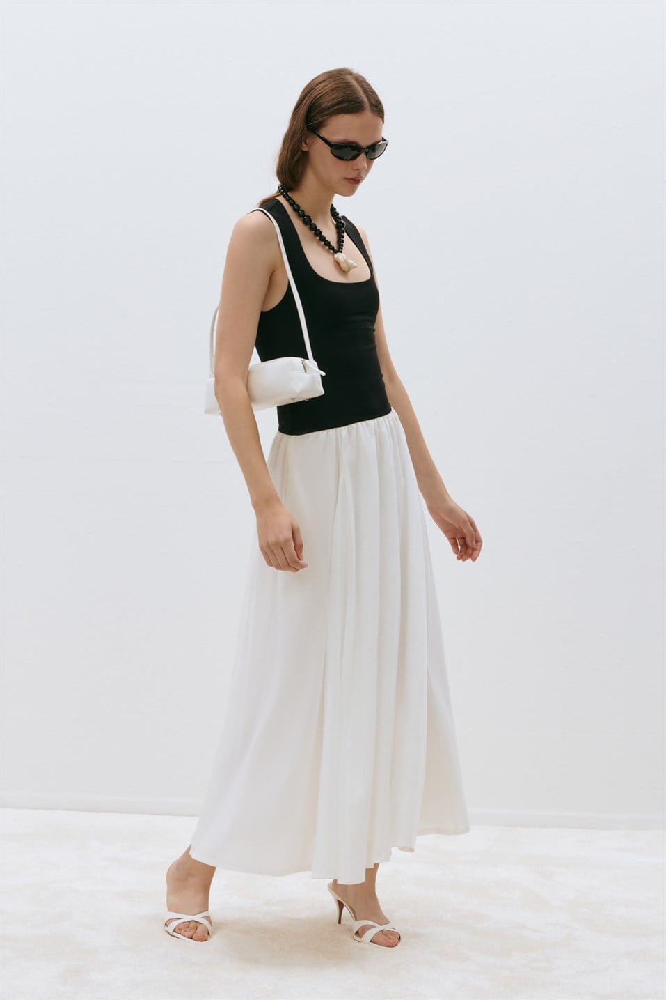 Amora Contrast Maxi Dress