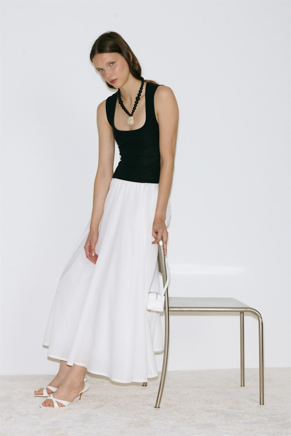 Amora Contrast Maxi Dress