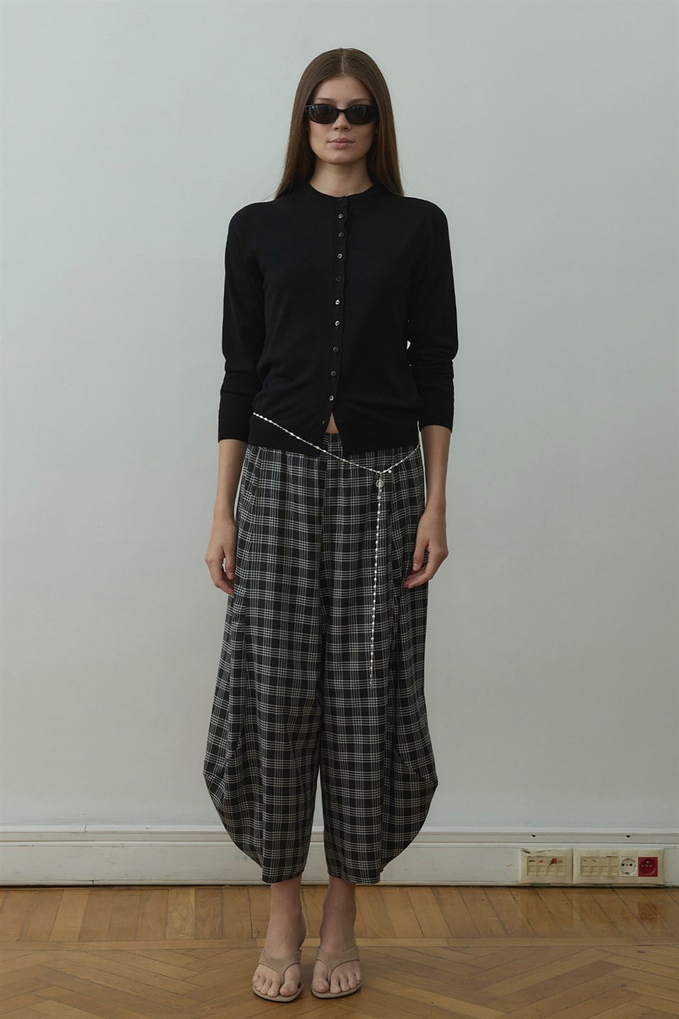 Siyah Arya Triko Hırka