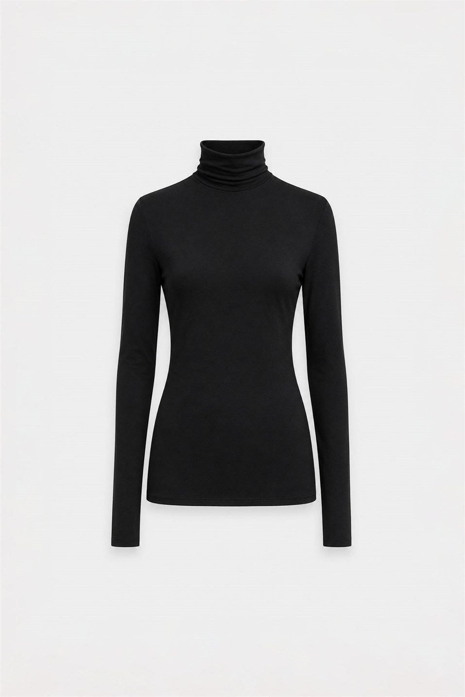 High-Neck Tencel Top