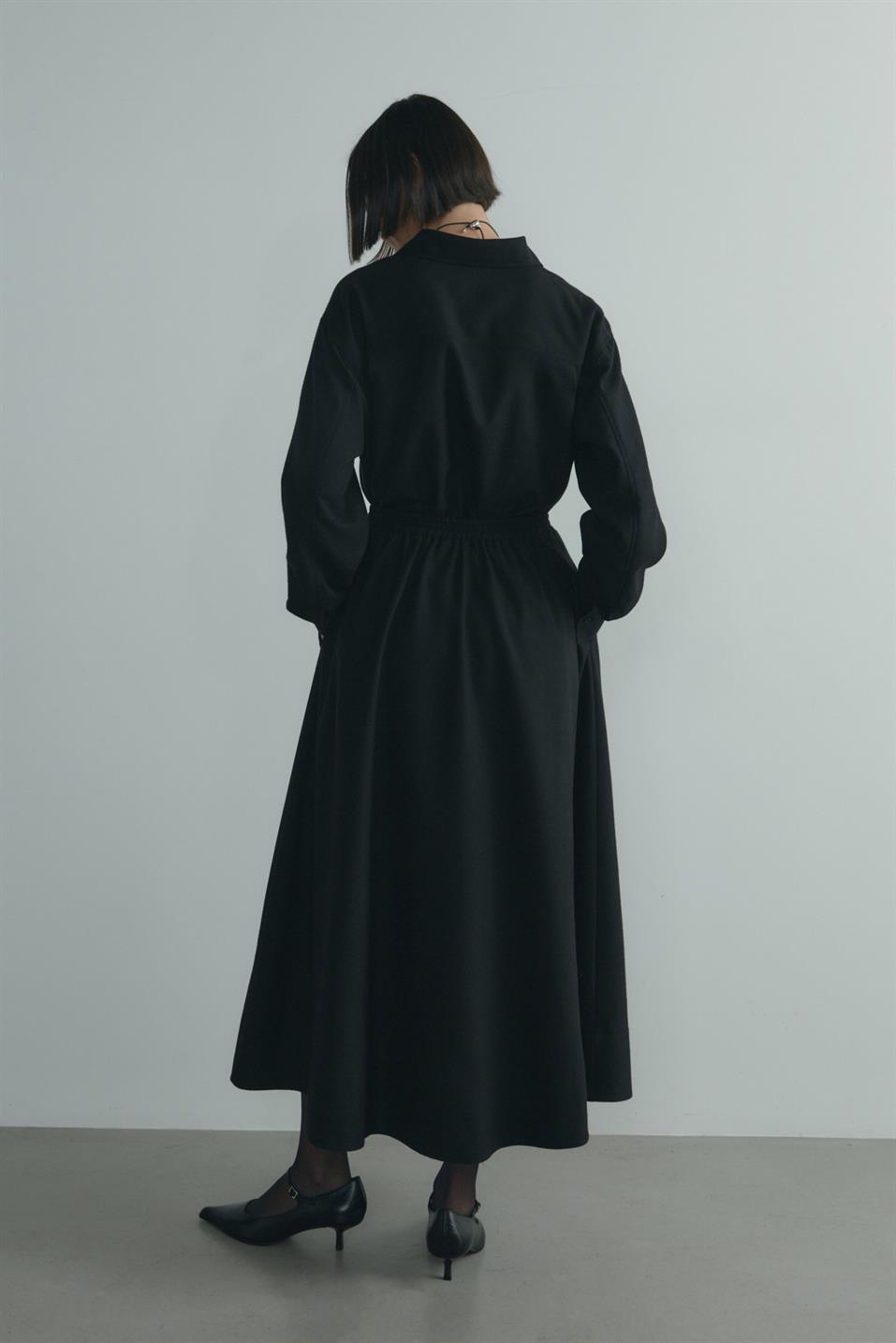 Siyah Camila Kloş Etek