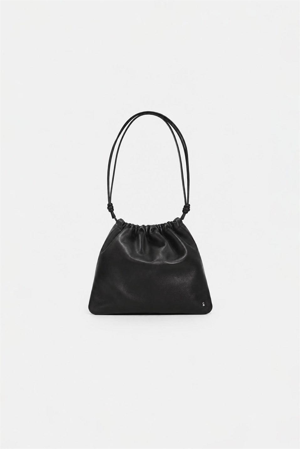 Casie Leather Bucket Bag