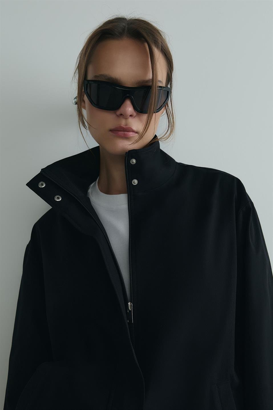 Siyah Cavie Bomber Ceket