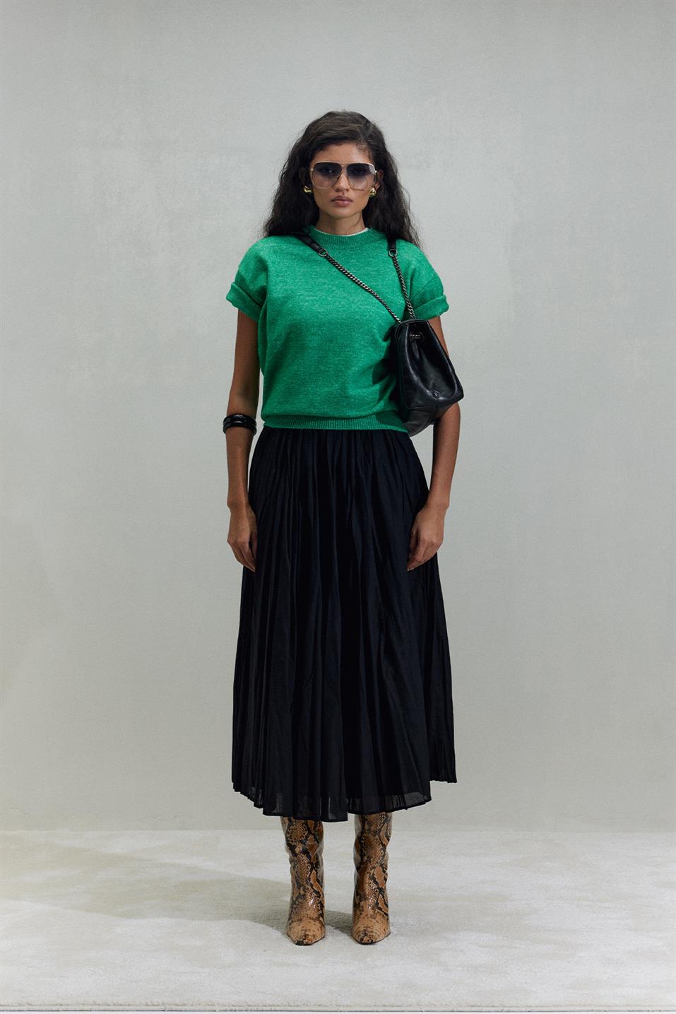 Donette Pleated Skirt