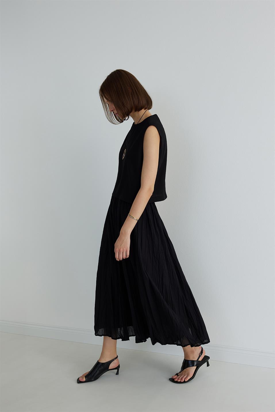 Donette Pleated Skirt