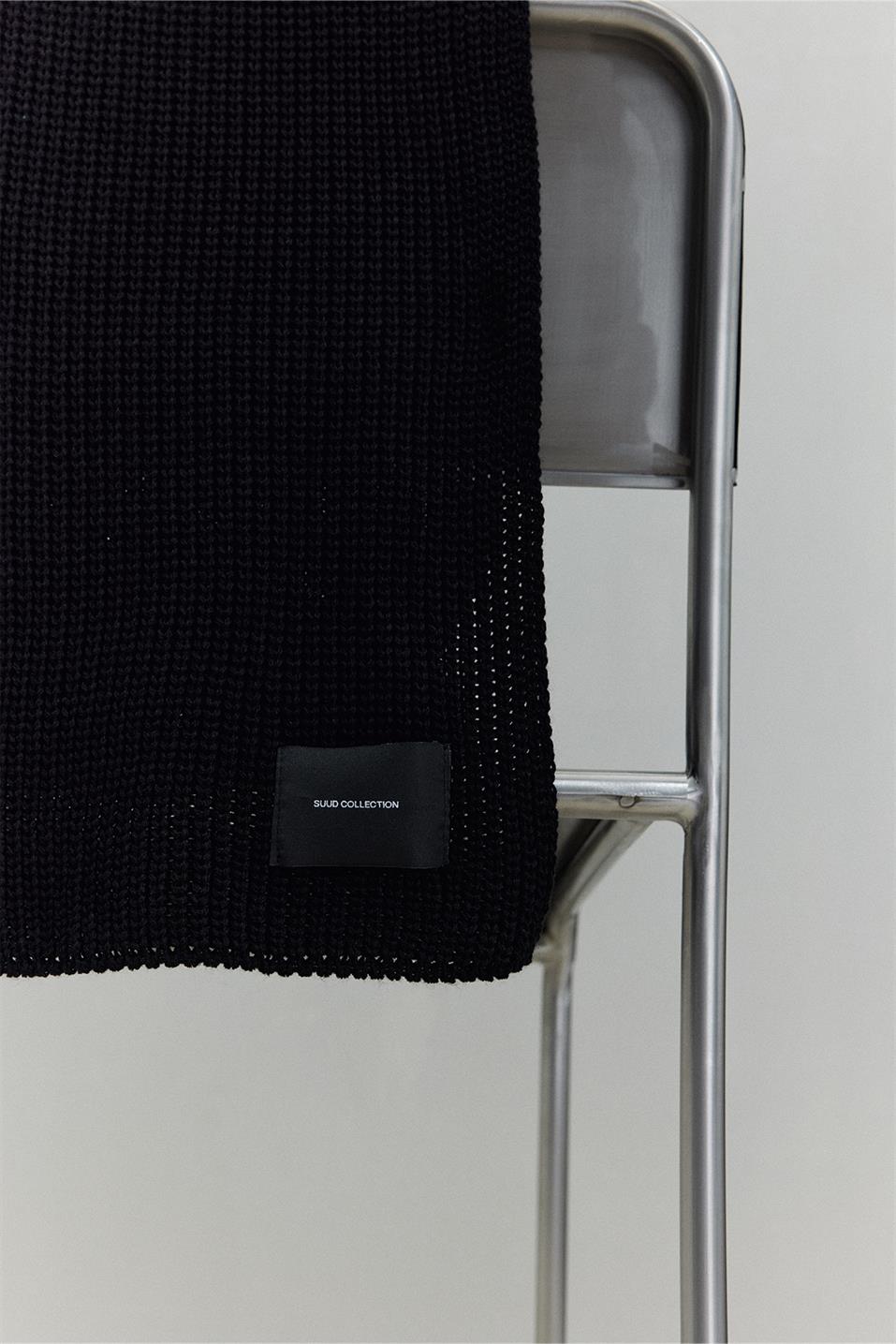 Plain Knitted Knitwear Scarf