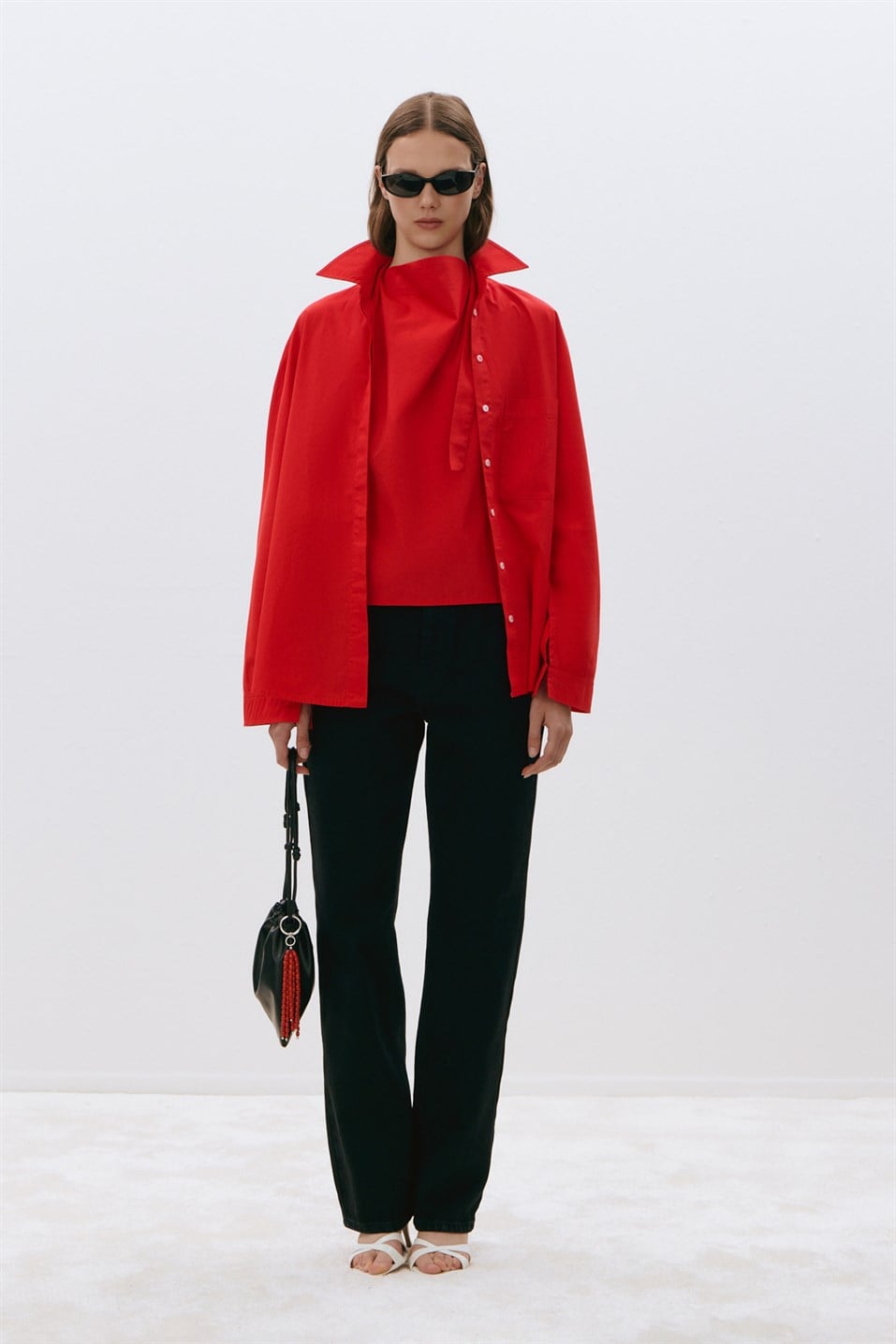 Siyah Effortless Straight Jean