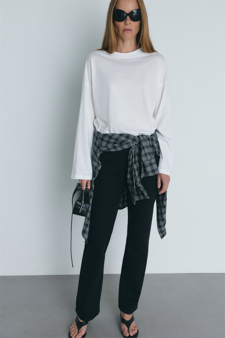 Siyah Effortless Straight Jean