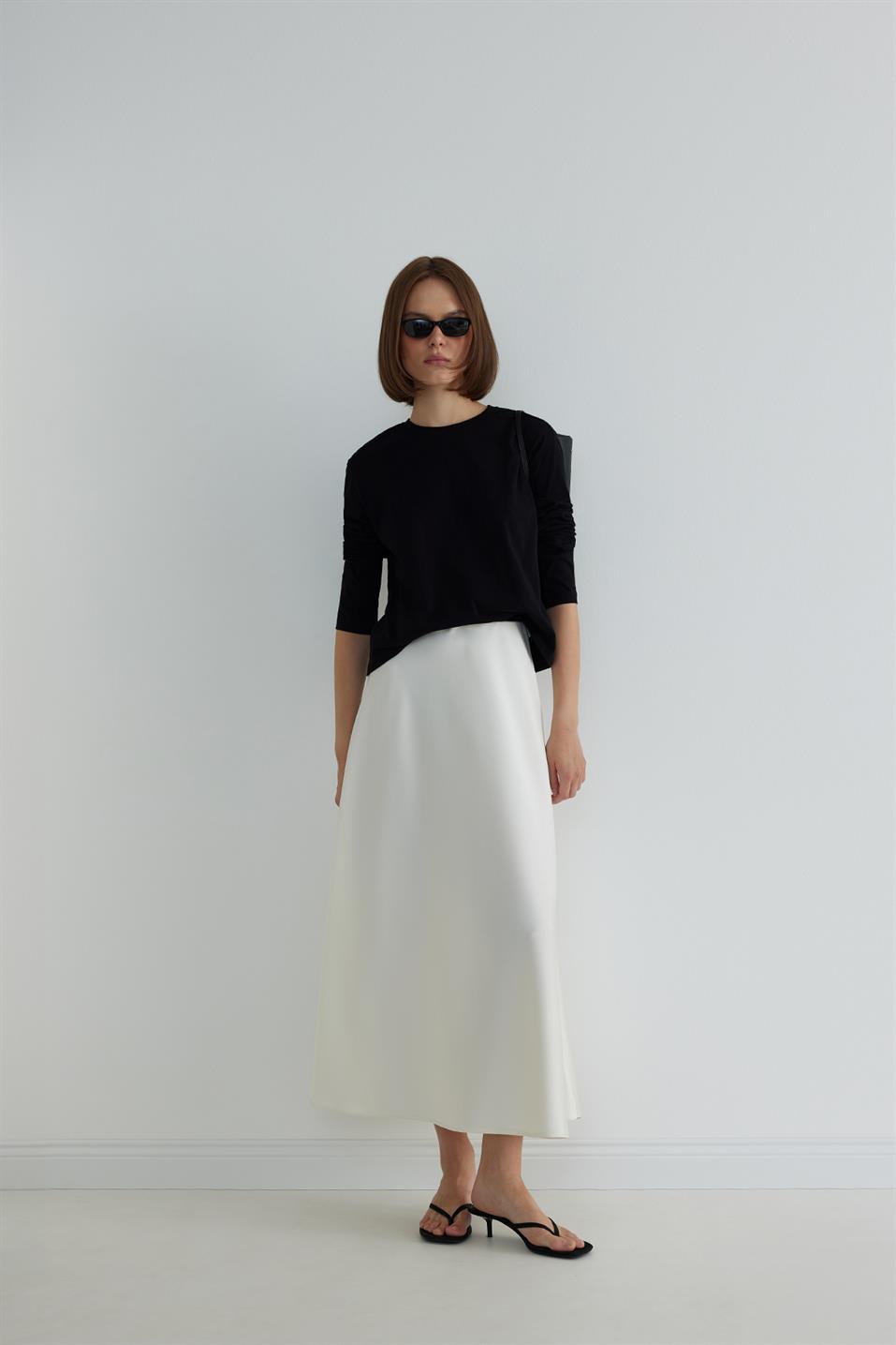 Siyah Forever Uzun Kollu Tişört