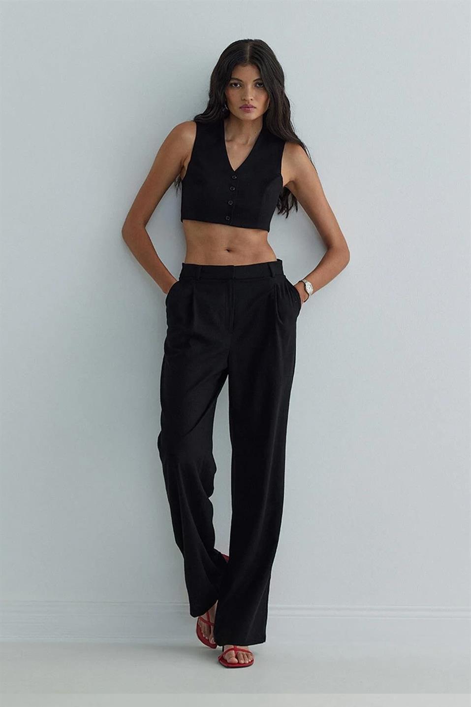 Gabri Linen Waistcoat