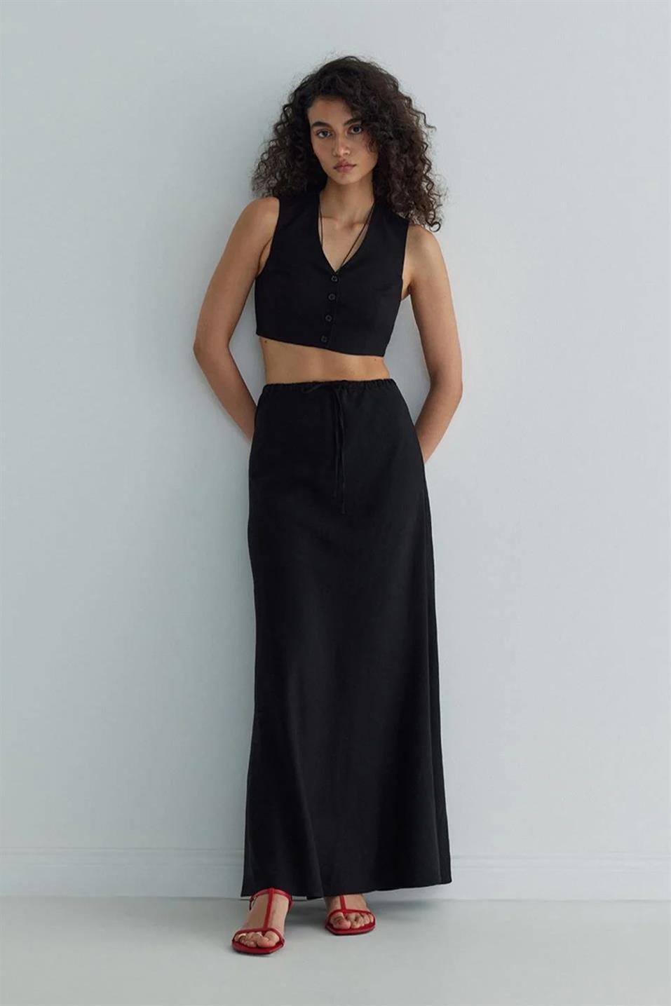 Gabri Linen Waistcoat