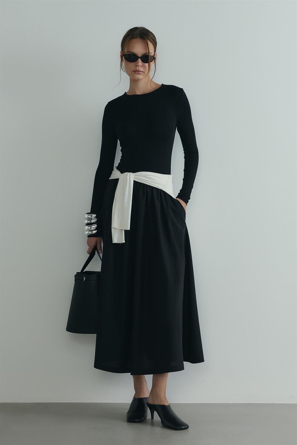 Harper Contrast Dress