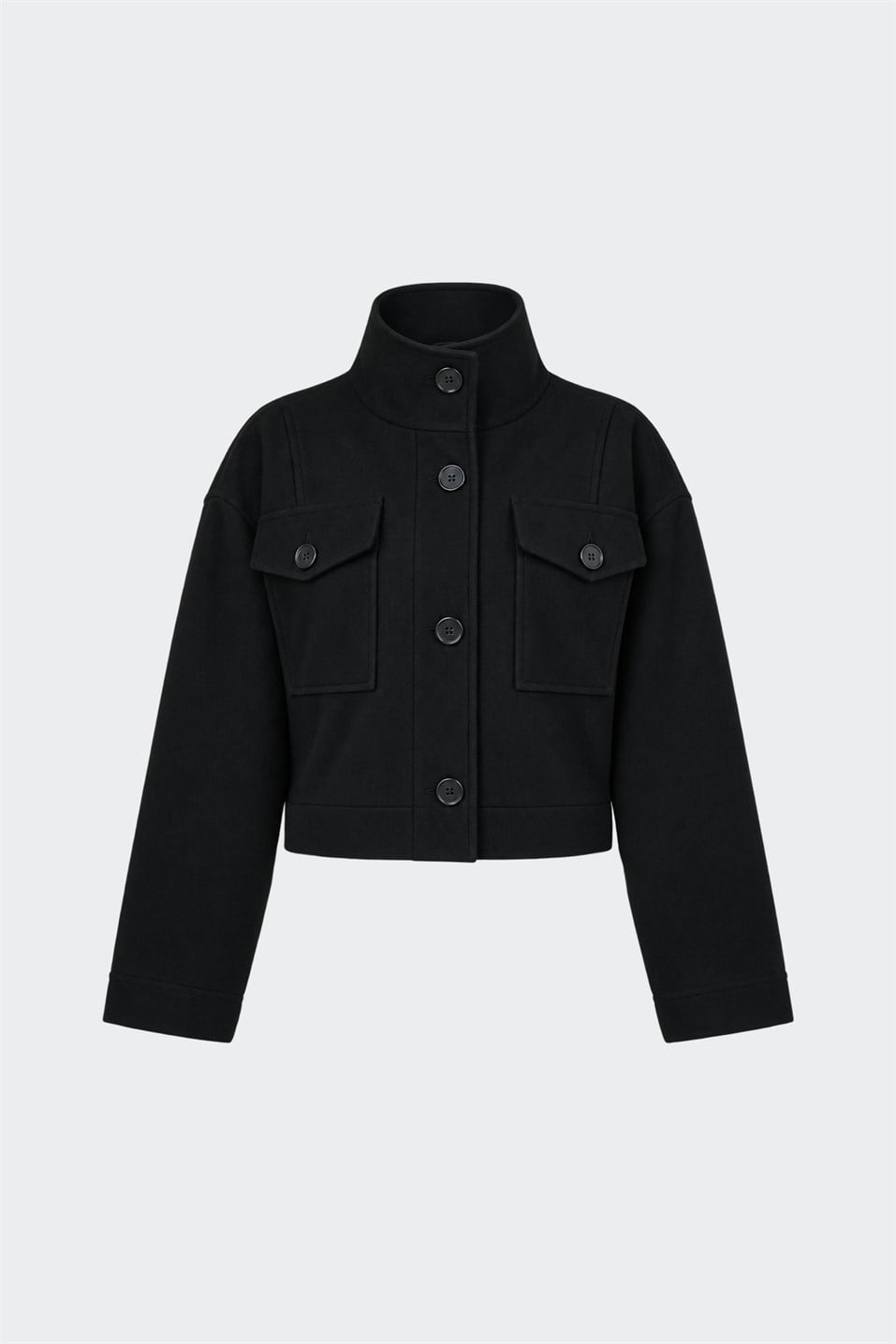Iris Wool Coat With Button