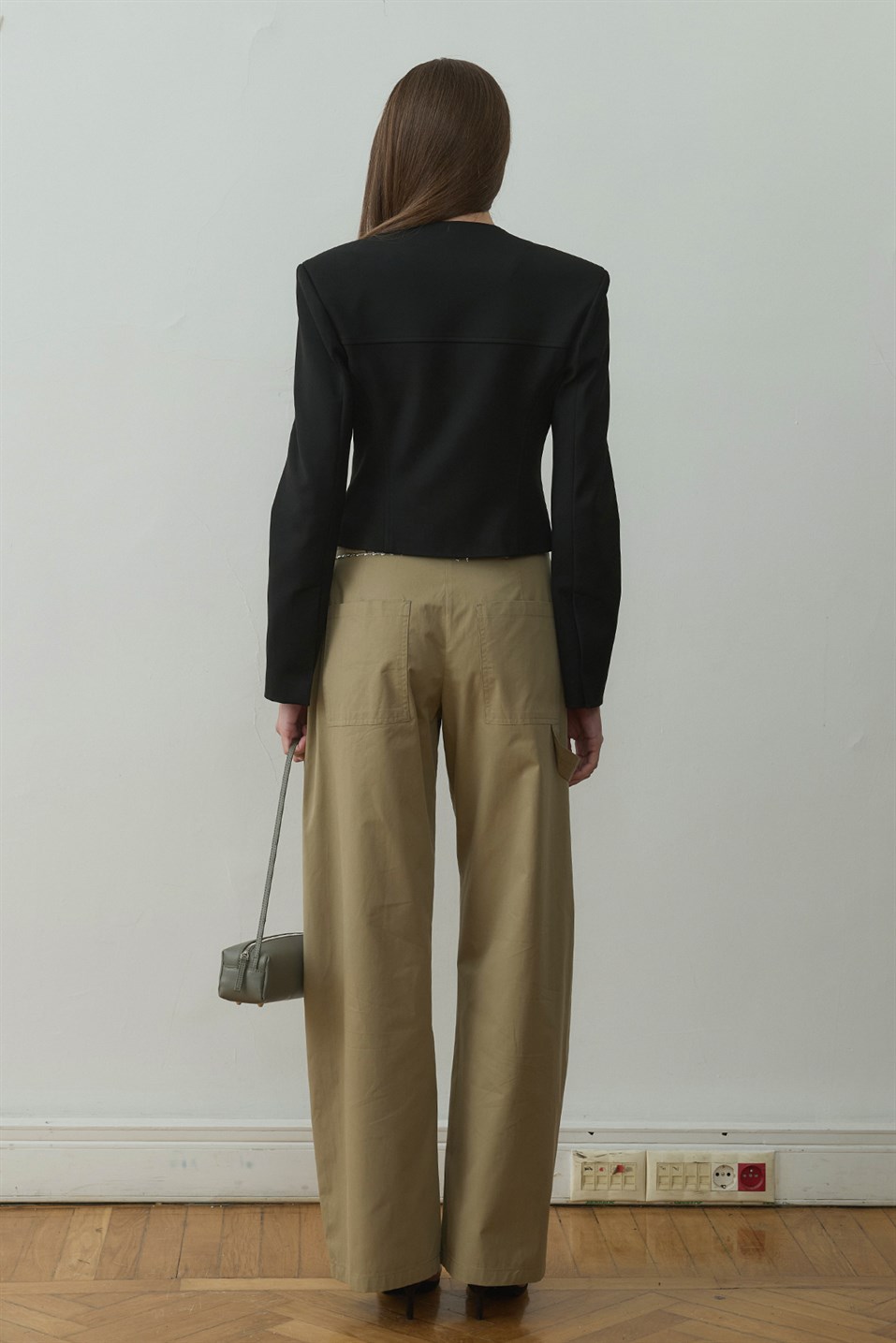 Siyah Jaime Vatkalı Ceket