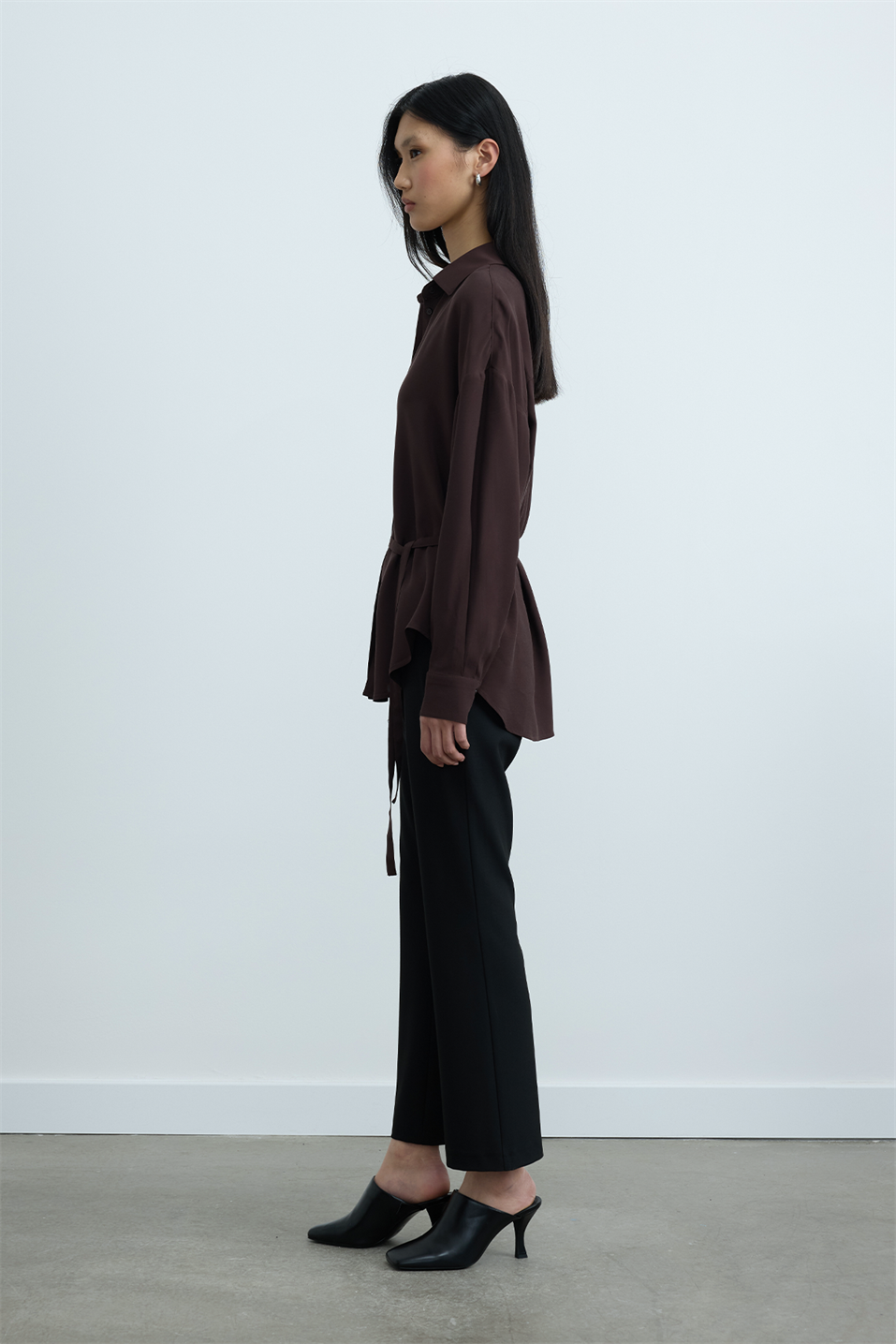 Siyah Janet Flare Pantolon