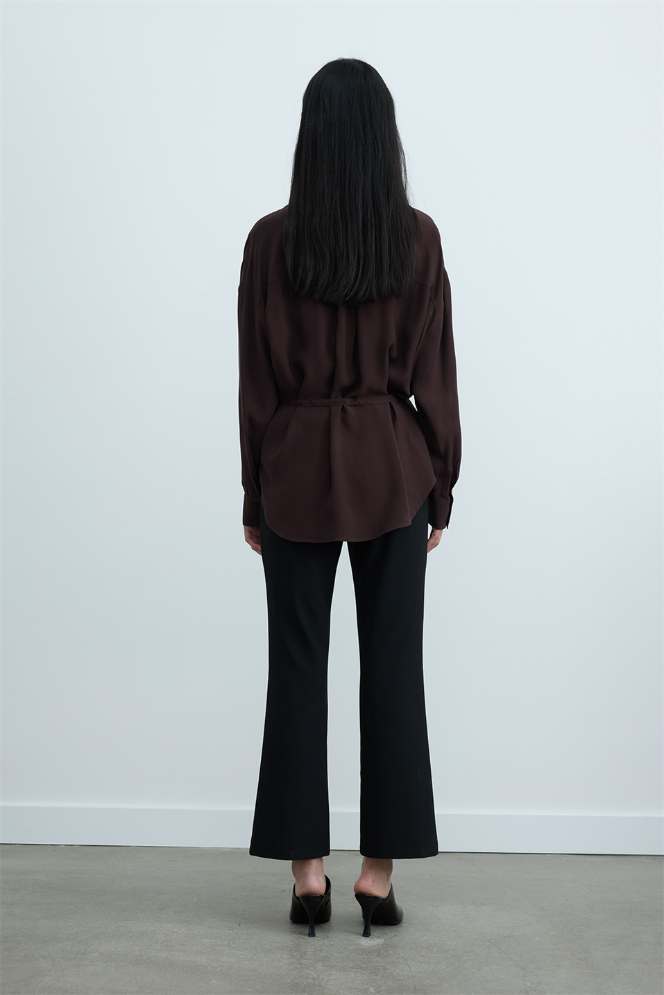 Siyah Janet Flare Pantolon