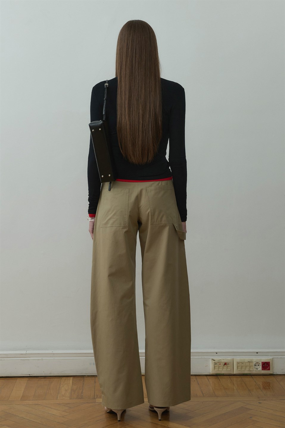 Siyah Kate Slim Tişört