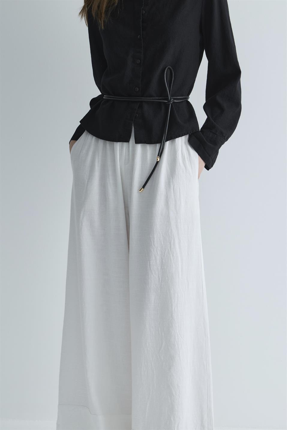 Lior Leather Cord Belt