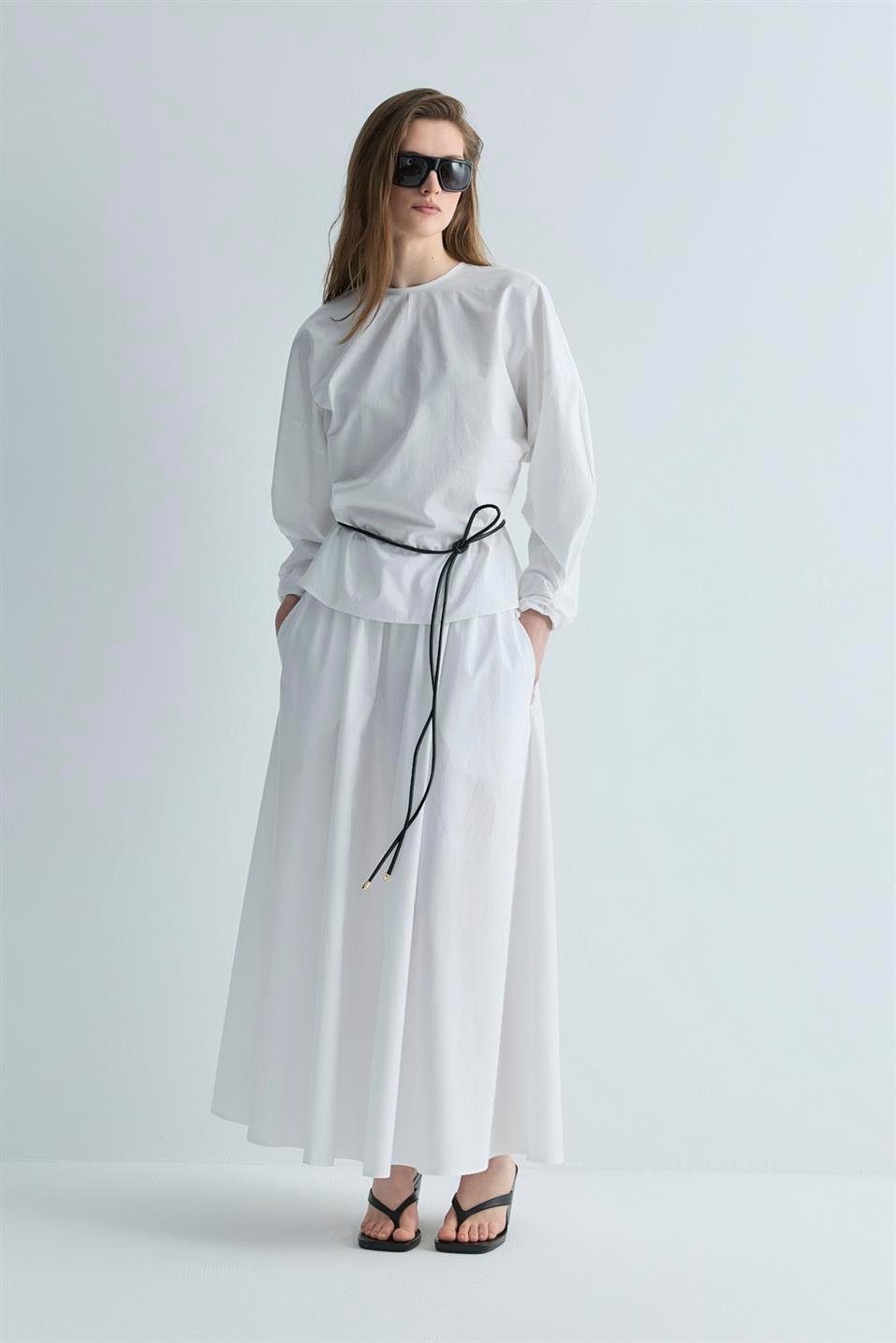 Lior Leather Cord Belt