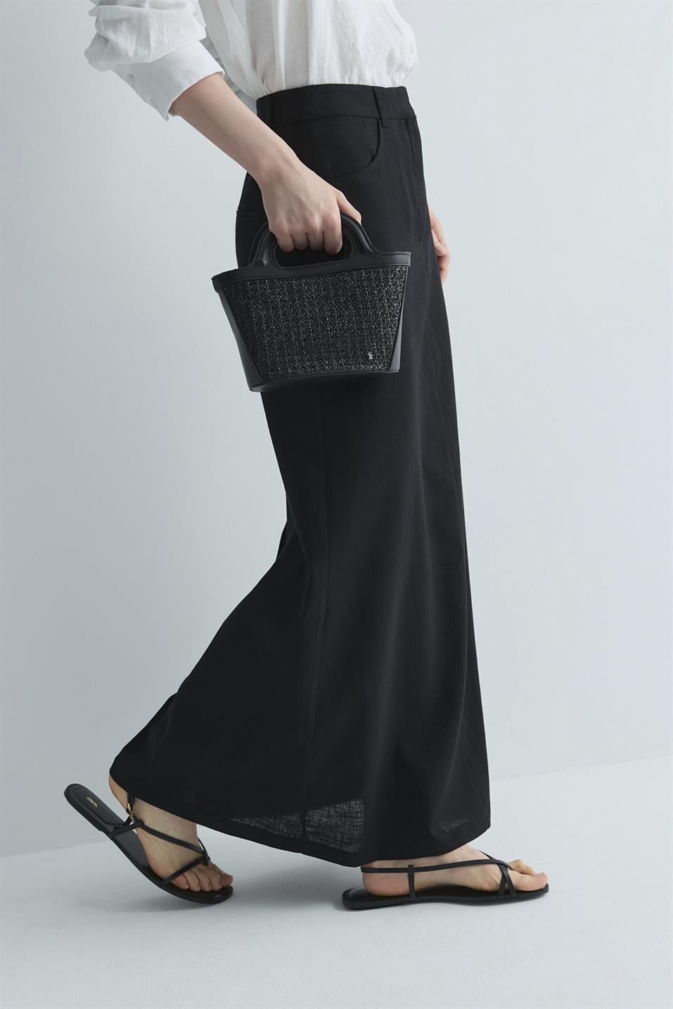 Marie Linen Maxi Skirt