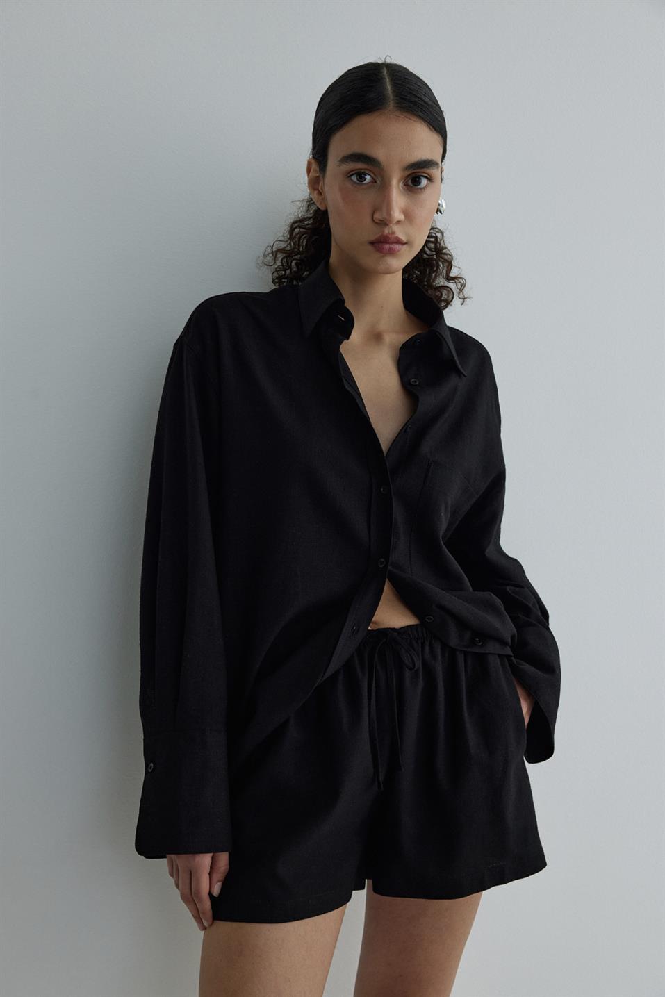 Mild Linen Basic Shirt