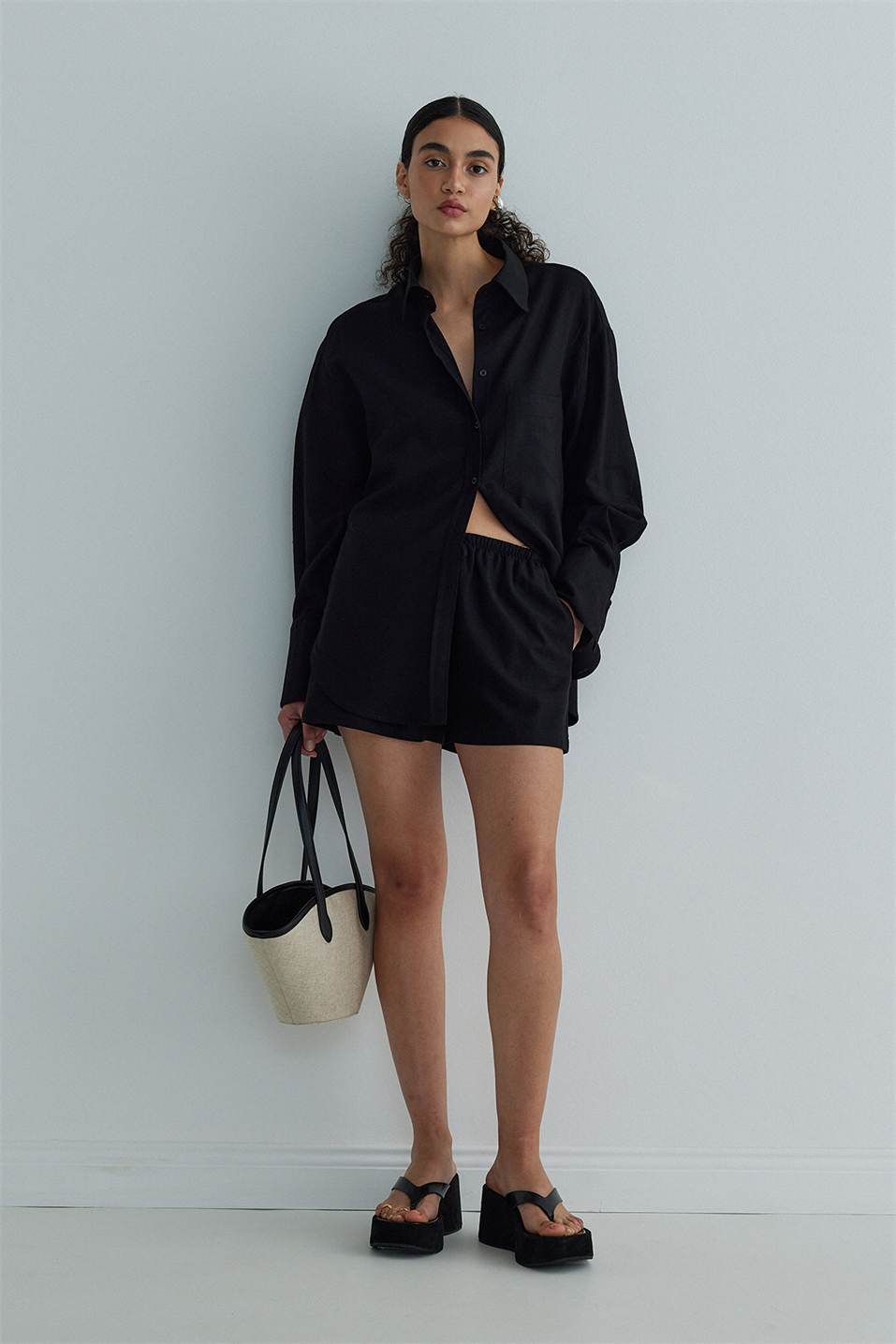 Mild Linen Basic Shirt