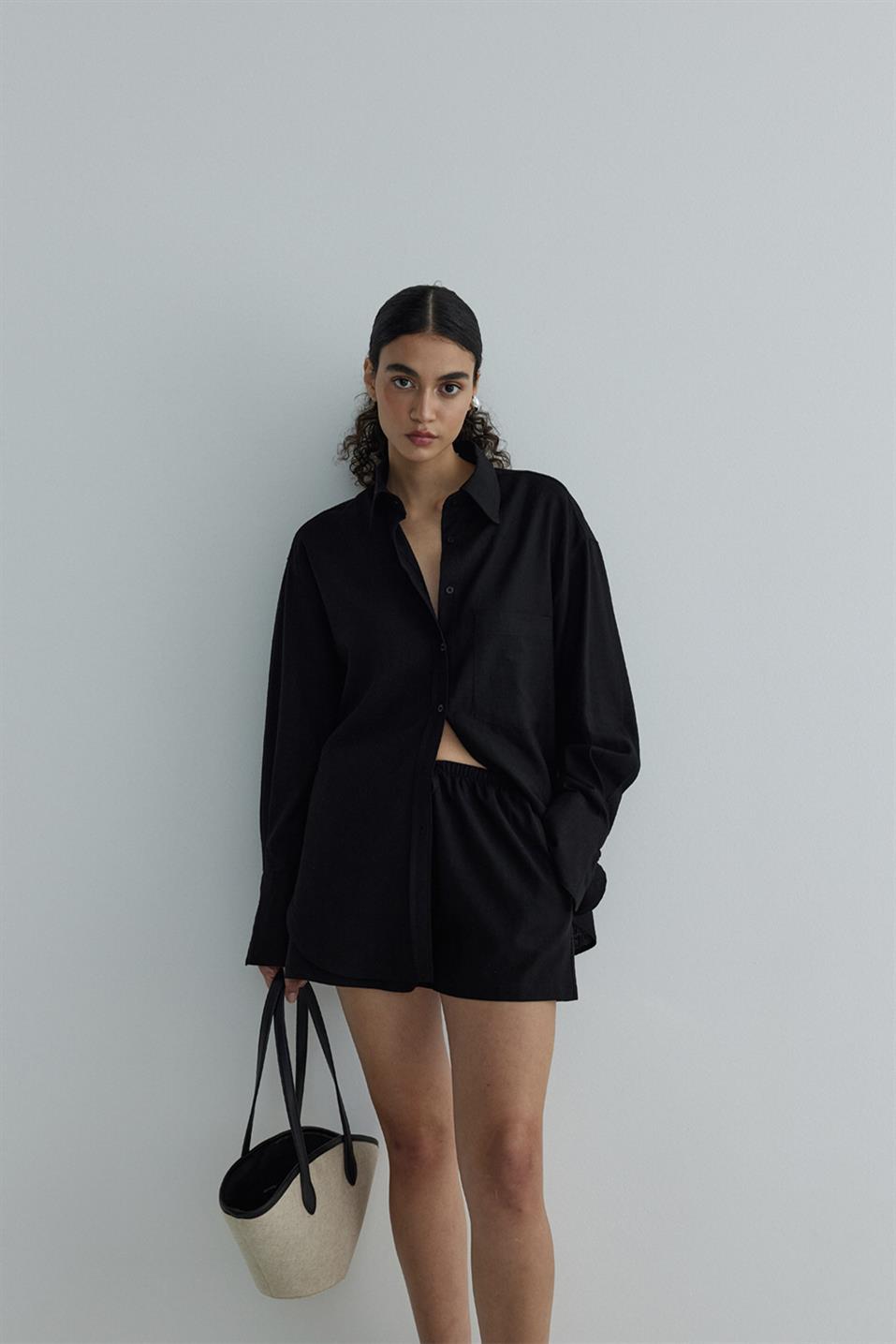 Mild Linen Basic Shirt